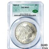 1885-O Morgan Silver Dollar CAC MS63