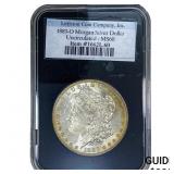 1883-O Morgan Silver Dollar  MS60