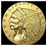 1927 Indian Head Gold $2.50 Quarter Eagle UNCIRCUL