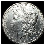 1887 Morgan Silver Dollar CLOSELY UNCIRCULATED