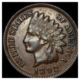 1892 Indian Head Cent CLOSELY UNCIRCULATED