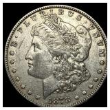 1878 Silver Morgan Dollar CLOSELY UNCIRCULATED