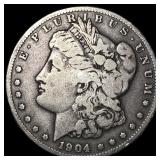1904-S Silver Morgan Dollar LIGHTLY CIRCULATED