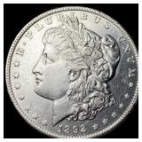 1892 Silver Morgan Dollar UNCIRCULATED