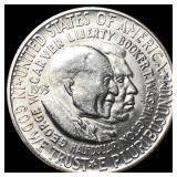 1953-S Silver Half Dollar Booker T. Washington GEM