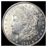 1921 Silver Morgan Dollar CHOICE BU