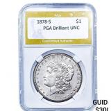 1878-S Morgan Silver Dollar PGA BU
