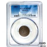 1864 Indian Head Cent PCGS XF45 Bronze