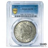 1879 Morgan Silver Dollar PCGS AU58