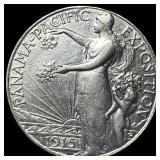 1915-S Silver Panama-Pacific Half Dollar UNCIRCULA