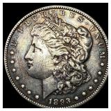 1893 Morgan Silver Dollar NEARLY UNCIRCULATED