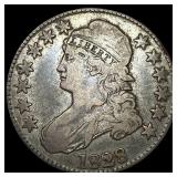 1828 Capped Bust Half Dollar NEARLY UNCIRCULATED