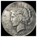 1935 Silver Peace Dollar NEARLY UNCIRCULATED