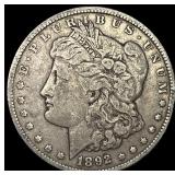 1892-S Silver Morgan Dollar ABOUT UNCIRCULATED
