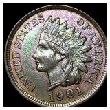 1901 Indian Head Cent GEM BU