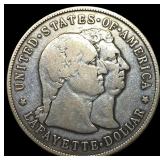 1900 Silver Lafayette Dollar NEARLY UNCIRCULATED
