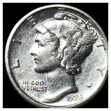 1928 Mercury Dime CLOSELY UNCIRCULATED