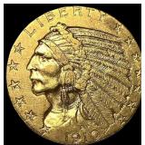 1910 Indian Head Half Eagle $5 Gold CHOICE AU