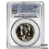 1964 Kennedy Half Dollar PCGS PR67 DDO FS-101
