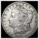 1904 Morgan Silver Dollar NEARLY UNCIRCULATED