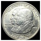 1923-S Silver Monroe Doctrine Centennial Half Doll