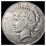 1935 Silver Peace Dollar CLOSELY UNCIRCULATED