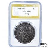 1882-O/S Morgan Silver Dollar PGA XF45 Strong