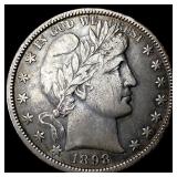 1898-O Silver Barber Half Dollar NEARLY UNCIRCULAT