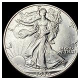 1936-D Silver Walking Liberty Half Dollar  UNCIRC