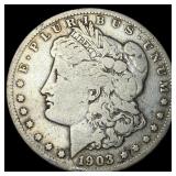 1903-S Silver Morgan Dollar LIGHTLY  CIRCULATED