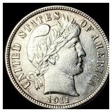 1911 Silver Barber Dime UNCIRCULATED