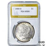 1900-O Morgan Silver Dollar PGA MS66
