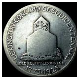 1925 Silver Lexington Half Dollar LIGHTLY CIRCULAT