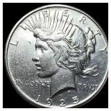 1925-S Silver Peace Dollar CHOICE BU
