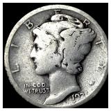 1921 Silver Mercury Dime NICELY CIRCULATED
