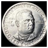 1946 Silver Booker T. Washington Half Dollar  CHO