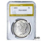 1903 Morgan Silver Dollar PGA MS64