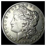 1901-S Silver Morgan Dollar LIGHTLY CIRCULATED