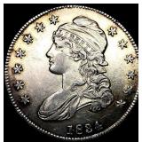 1834 Capped Bust Half Dollar NEARLY UNCIRCULATED