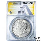 1885 Morgan Silver Dollar ANACS MS61