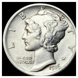 1916 Silver Mercury Dime UNCIRCULATED