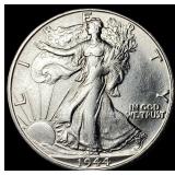 1944-S Silver Walking Liberty Half Dollar  UNCIRC