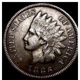 1886 Indian Head Cent CLOSELY UNCIRCULATED