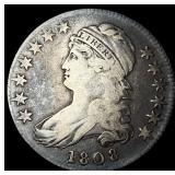 1808 Capped Bust Half Dollar LIGHTLY  CIRCULATED
