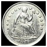 1856 Seated Liberty Half Dime CLOSELY  UNCIRCULAT