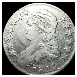 1814/3 Capped Bust Half Dollar LIGHTLY  CIRCULATE