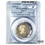 1979-S Sisan B. Anthony Dollar PCGS PR69 DCAM Type