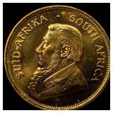 1984 South Africa 1oz Gold Krugerrand GEM BU