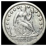 1853-O Silver Seated Liberty Dime CLOSELY  UNCIRC