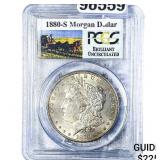 1880-S Morgan Silver Dollar PCGS BU